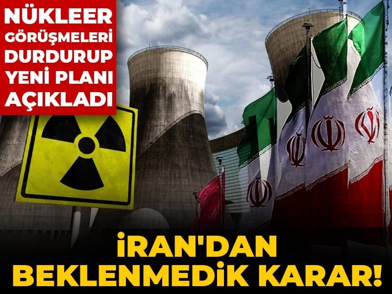 İran’dan Sürpriz Hamle! Nükleer Görüşmeleri Askıya Alarak Yeni Stratejisini Açıkladı