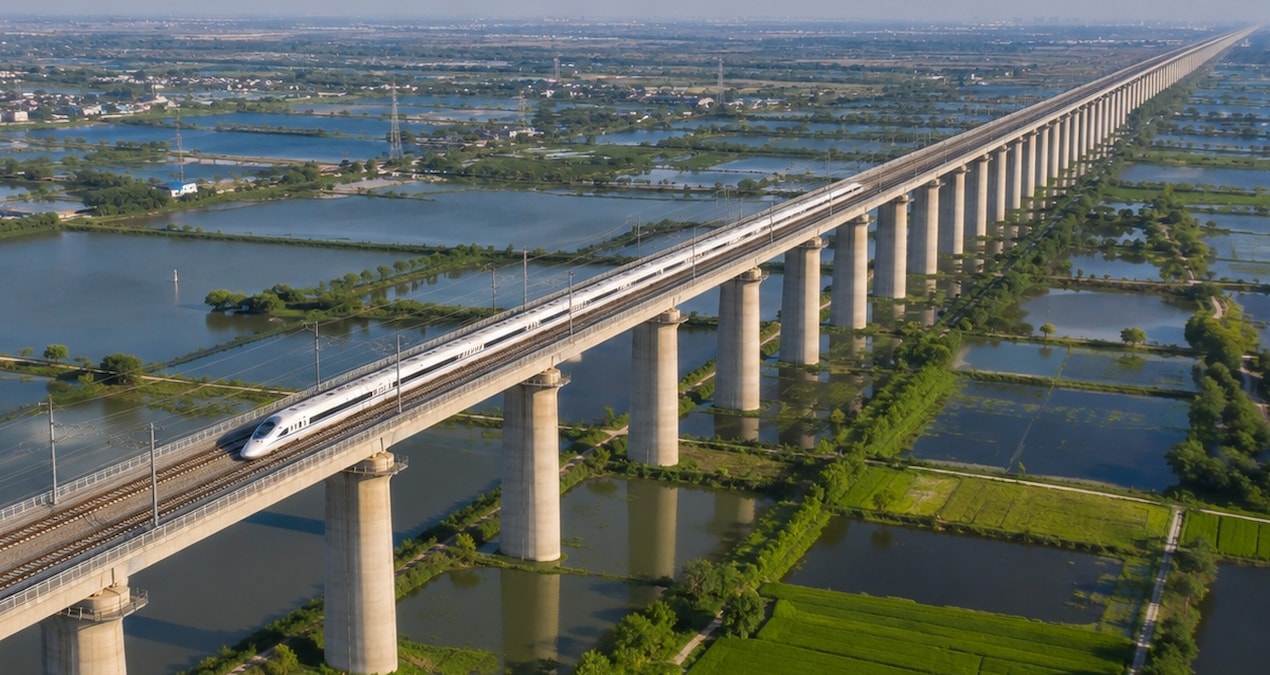 Binlerce beton kolon uzerinde duruyor tam 1648 kilometre boyunca uzaniyor cBWlZzVD